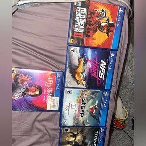 Ps4 games , never used , good condition